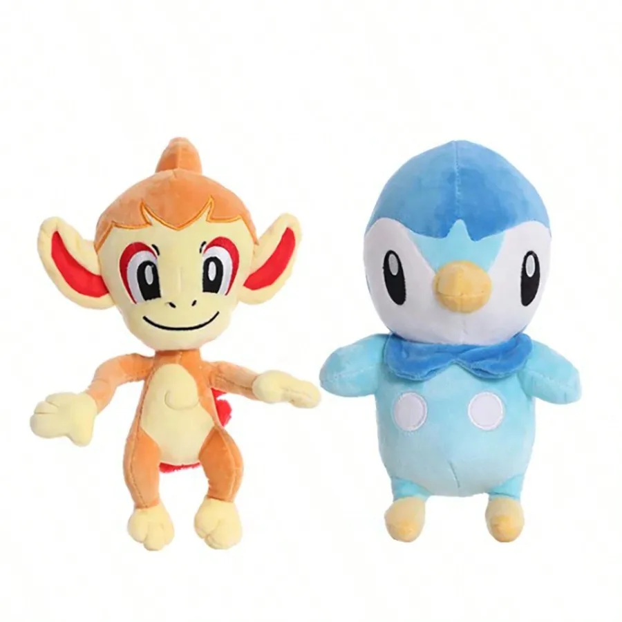 

Pokemon Anime Figurine Chimchar, Pochama, and Squirtle Plush Toys | Plush Toy Collection | New Year's Gifts