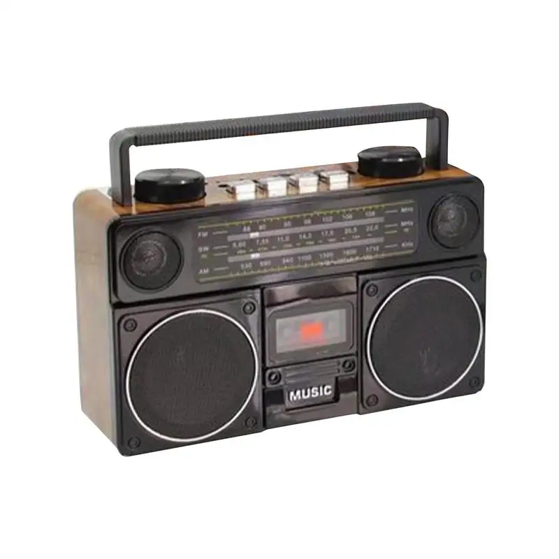 

Solar Powered Radio Rechargeable Wireless Speakers For Home Electronics Supplies Retro Radio With Clear Sound For Business Trip