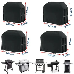 Heavy Duty Bbq Grill Cover For Outdoor Grill  Fire Pit Stove BBQ Covers  Outdoor Rain UV Protective Barbecue Cover