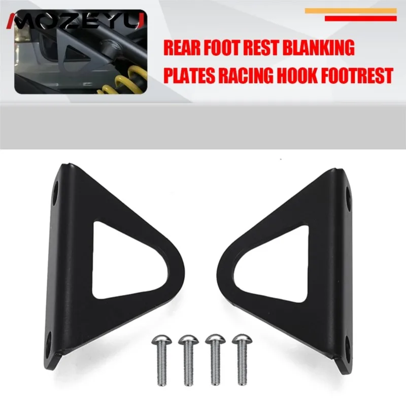 

For HONDA CB 650R CB650R CBR 650 R cb 650R 2019-2025 Motorcycle Acessories Rear Foot Rest Blanking Plates Racing Hook Footrest