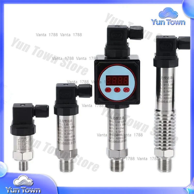 Flush Diaphragm Type Pressure Sensor Transducer 4-20mA 0-5v 0-10v Absolute Pressure Transmitter