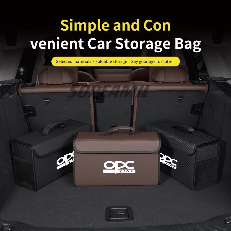 

Car Trunk Organizing And Storage Box For Opel OPCline Astra Corsa Grandland Insignia Mokka Vectra GTC Tigra Delica Zafira Adam