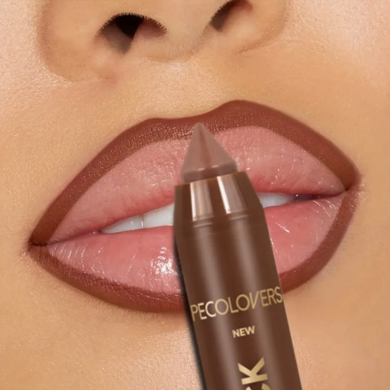 Velvet Lipstick Pencil Matte Long-lasting Lip Glaze Sexy Red Plump Lipstick Natural Outline Lips Lipliner Pen Makeup