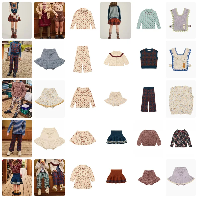 PRE-SALE 2026 MP Dress Autumn Baby Girl Clothes Boys Shirts Pant Sets Girls Dresses Boys Sweaters Baby Girl Shirts and Skirt Set