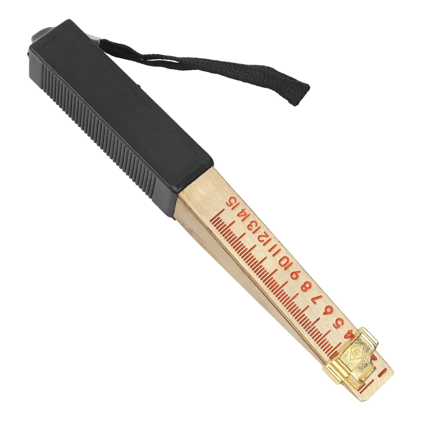 For Flatness Deviation Vernier Gauge Feeler Gauge Home Inspection Gold Black Door Measurement Copper Plated Material