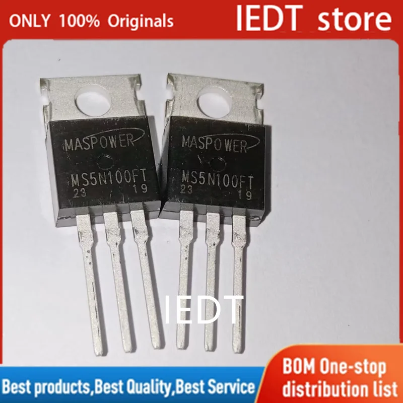 10PCS /LOT  MS5N100FT 5N100 MOSFET 5A1000V  TO-220  100% Original