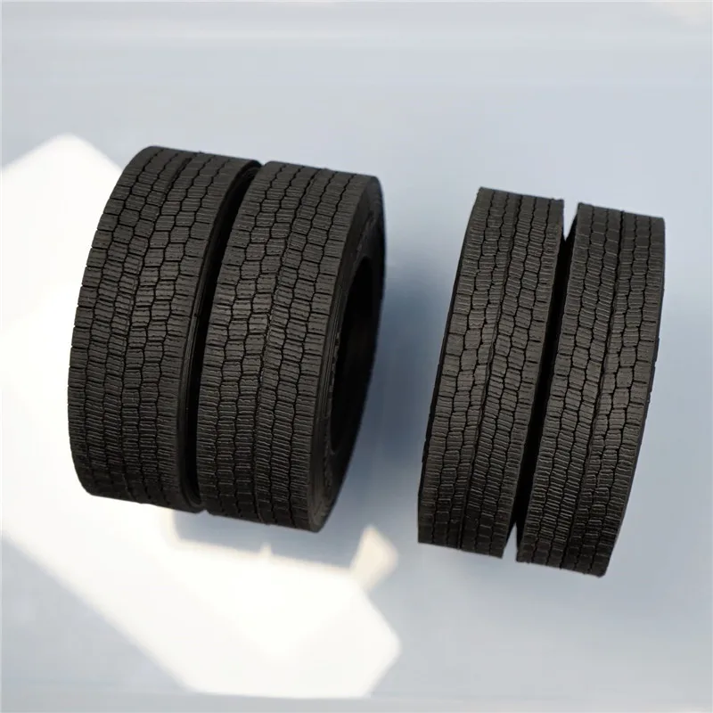 RC Truck Tire Road Tyre 1/14 For Tamiya 1/14 RC Tractor Truck Tipper Trailer For Michelins Radio Control DIY Hobby Accessories