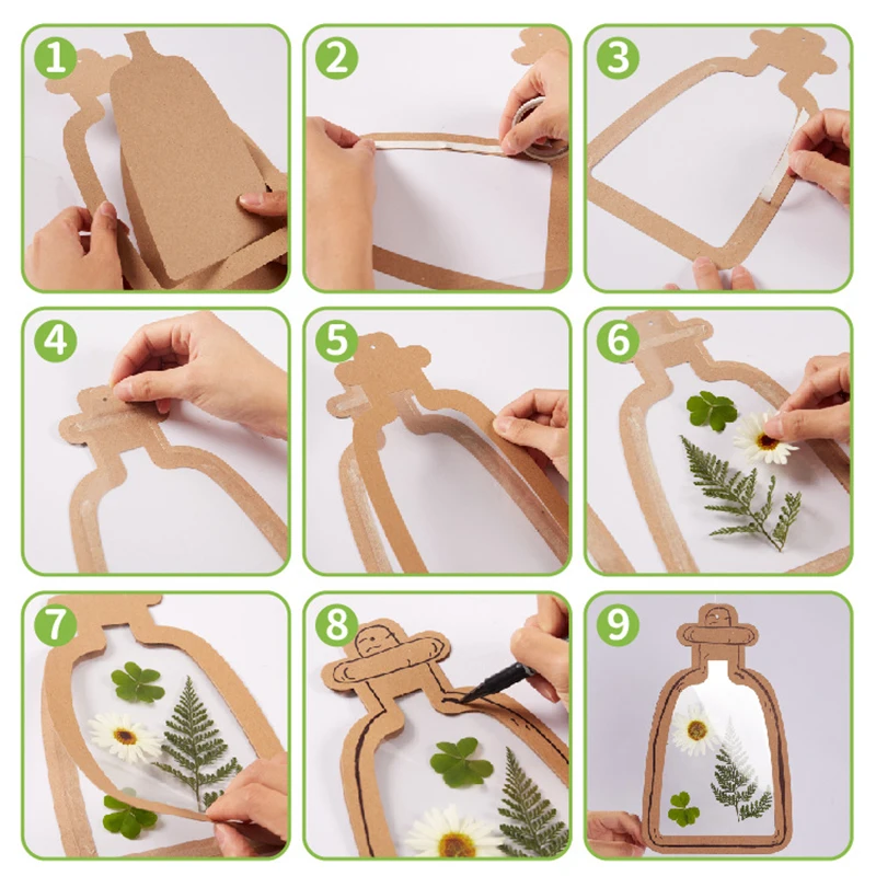 DIY Craft Toys Montessori Materials Creative Arts Herbarium Decoration Landscape Craft Boys Girls Educational Toys For Children