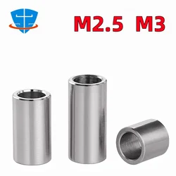 304 Stainless Steel Bushing M2.5 M3 Bearing Washer Sleeve Unthreaded Hollow Casing Length 1.5 2 2.5 3 3.5 4 4.5 5.5 6-20mm