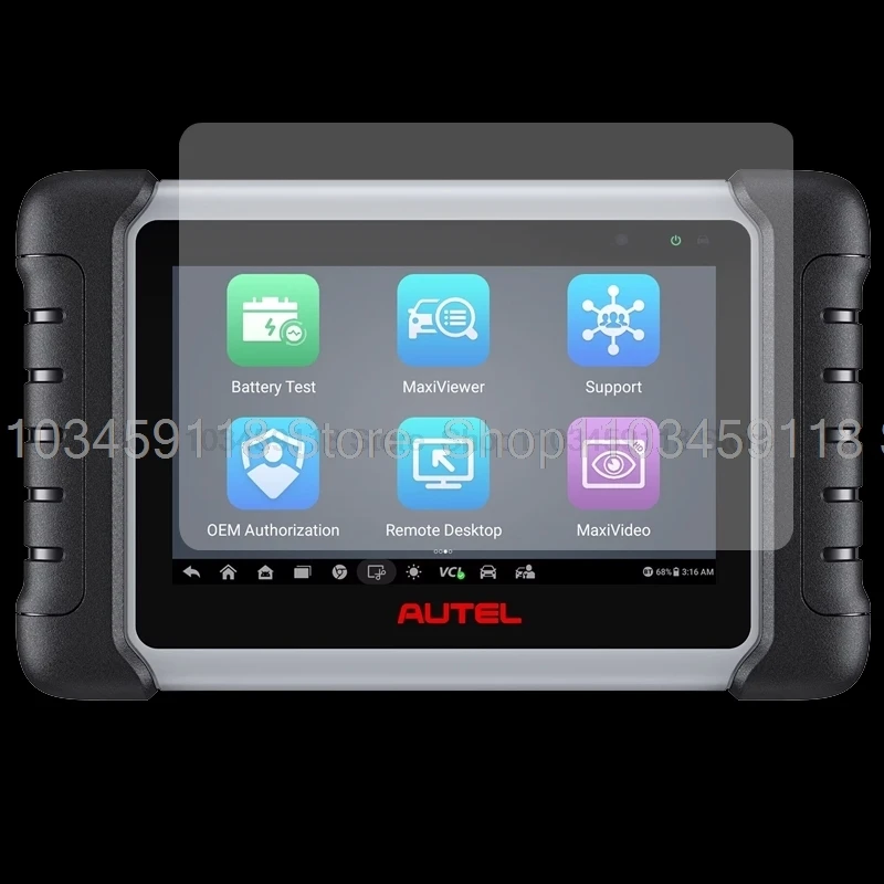 Tempered glass screen protector film For Autel MK808/MK808BT/MP808/DS808/IM508/MK808TS/MP808TS 7 inch Car Diagnostic Tool Code