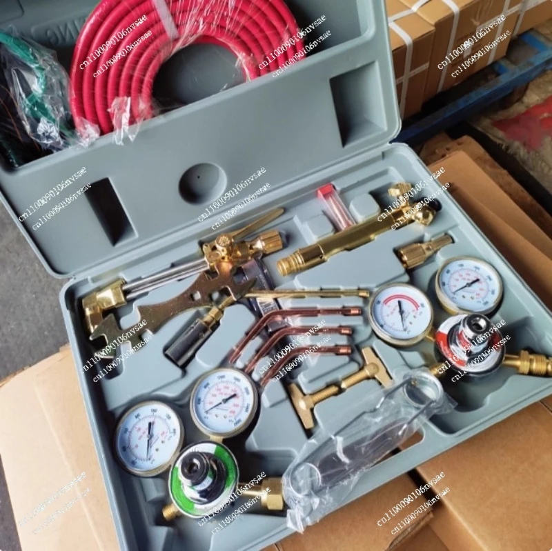 

Oxygen Brazing Professional Set Carrying Case Cutting Set Gas Welding And Cutting Torch Kit Oxy Acetylene