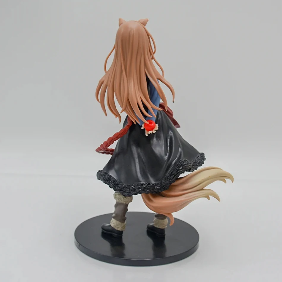 17 سنتيمتر أنيمي التوابل والذئب الشكل اللعب 17 سنتيمتر هولو الشكل عمل دمية لطيف الفتيات البلاستيكية لعبة مجسمة للأطفال هدايا عيد الميلاد في الأوراق المالية