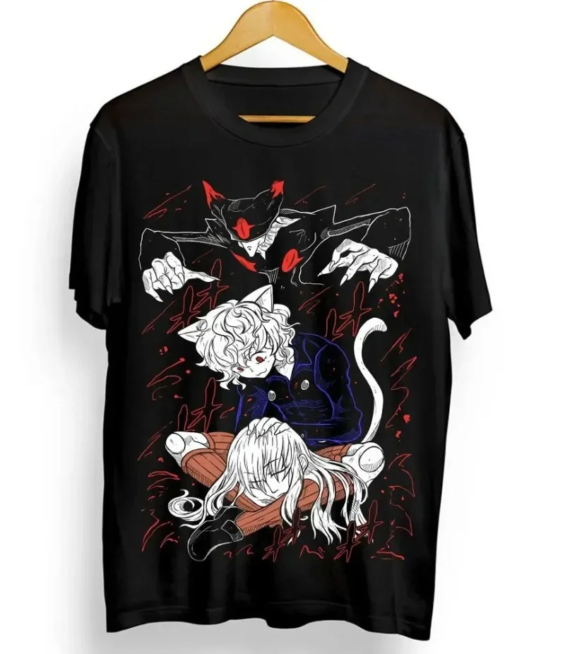 Neferpitou T-Shirt Hunter X Hunter Manga Strip Horror Anime Shirt Tee All Size Shirts for Women  Women Clothing  Gothic  Y2k