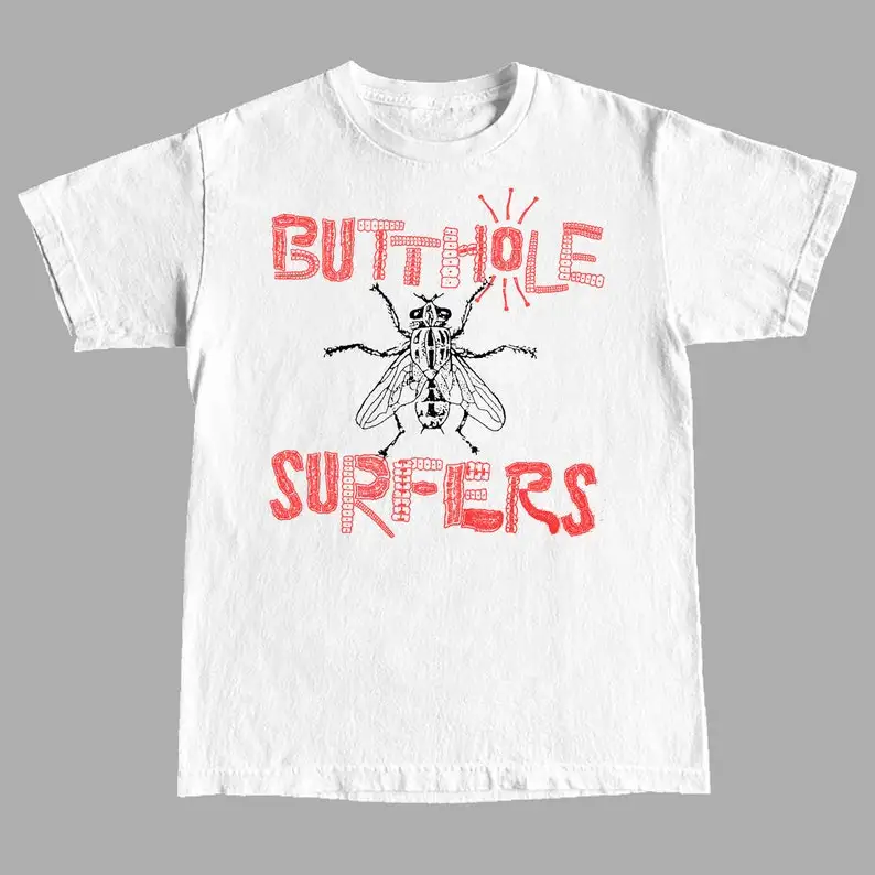 

Butthole Surfers T-Shirt Men T-shirt Summer Cotton Short Sleeve O-Neck Men's T-Shirt