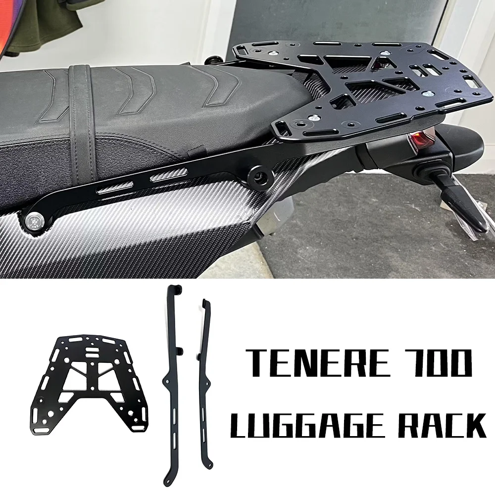 Rear Side Luggage Rack System for Yamaha Tenere 700 2021–2025 Compatible T7 T700 Side Luggage Rack Rack Enlargement Carrier