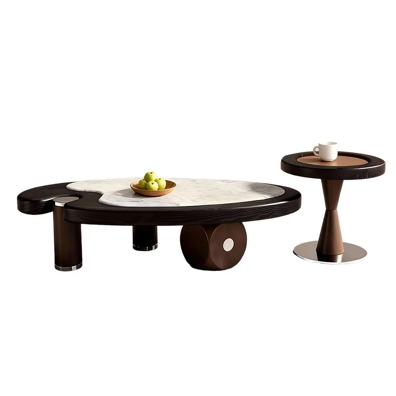 Coffee table household living room oval  combination