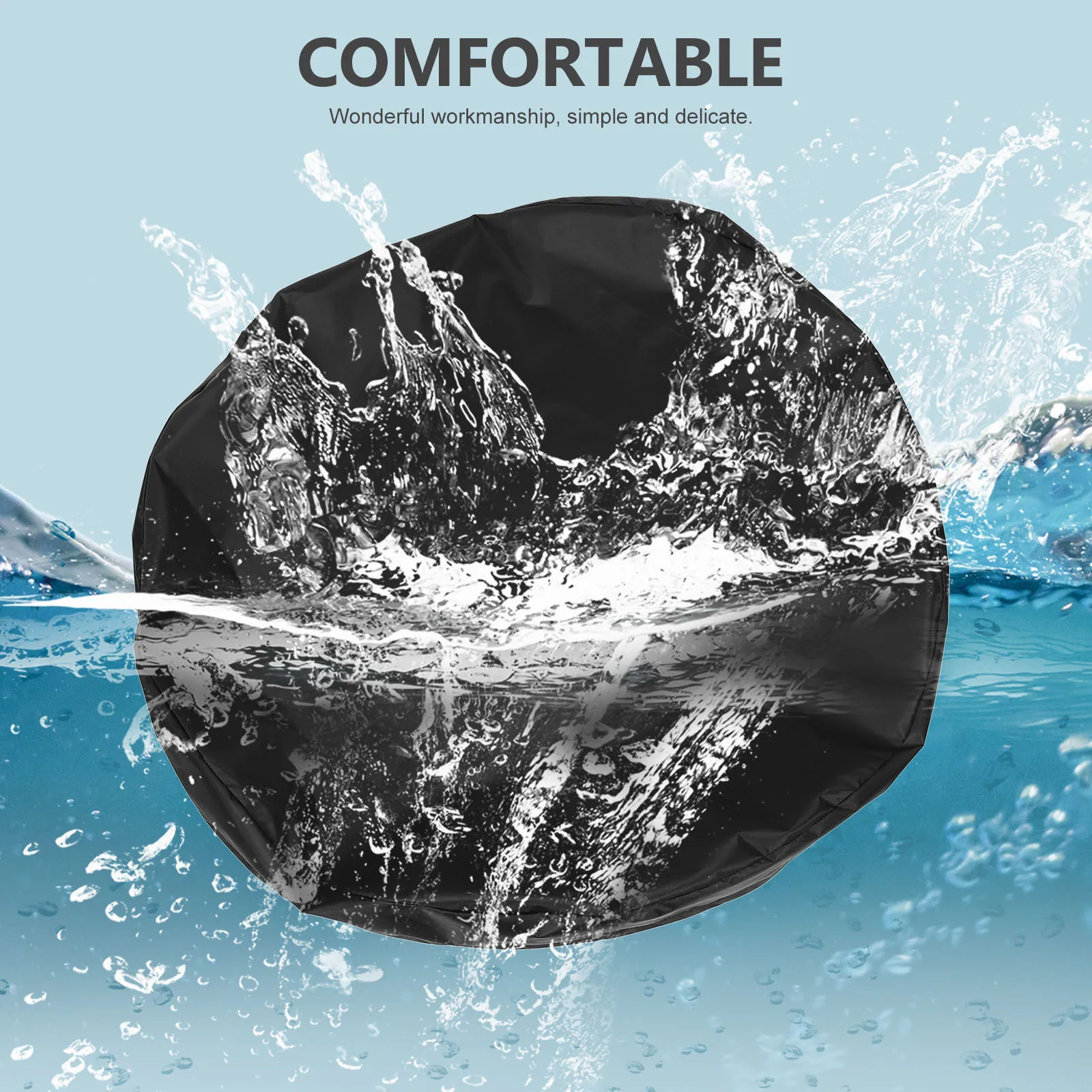 Cubierta de tela Oxford para barbacoa, resistente al desgarro, resistente al sol, impermeable, para exteriores, parrilla grande para barbacoa, cubierta protectora para chimenea