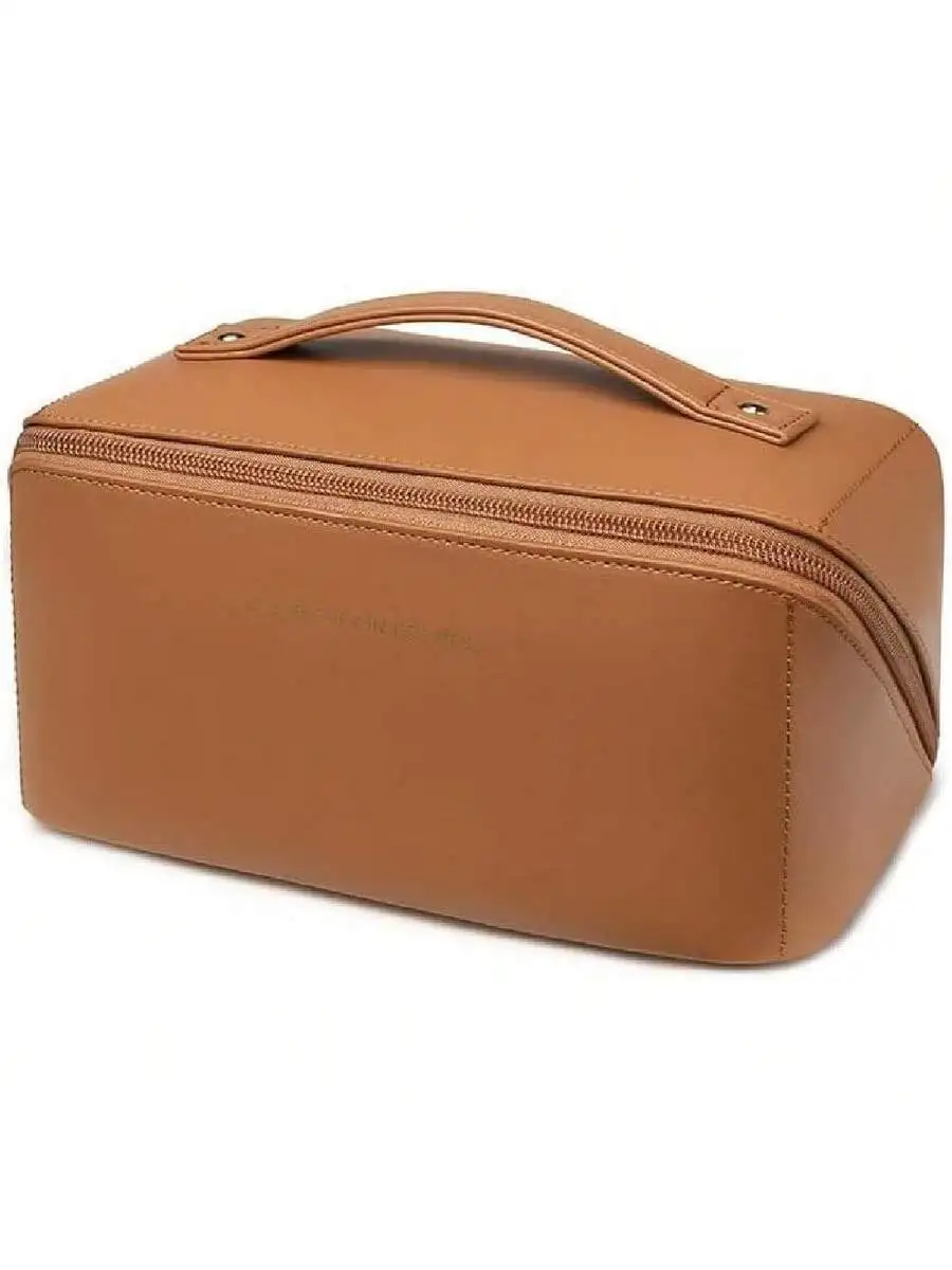 

Large Capacity Travel Cosmetic Bag With Handle And Zipper For Women