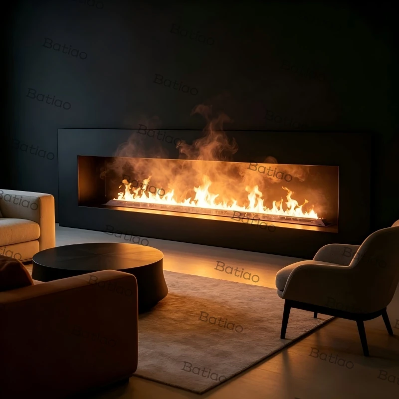 Hotel Bedroom VIP Suite Water Vapor Fireplace Premium Mist Humidifier Realistic 3D Flame Effect Luxury flame effect fireplace