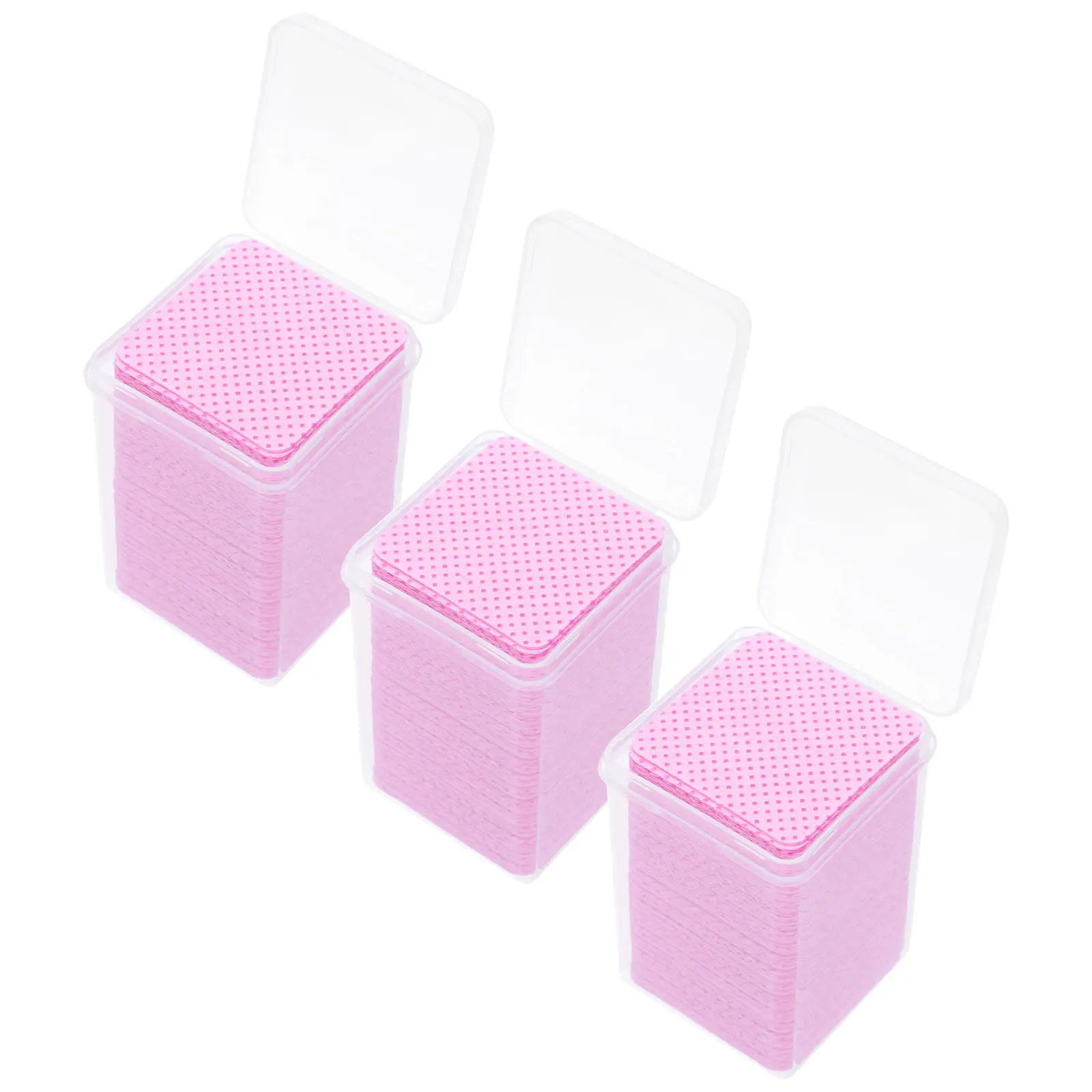 600Pcs Cotton Fabric Cleaning Wipes Lash Extension Glue Remover Eyelash Glue Wiping Cloth Removal Tool Wiping Tool