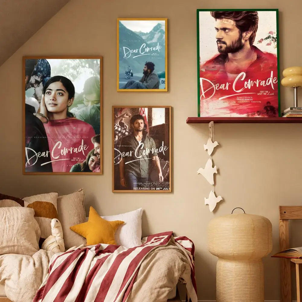 Art Modern Dear Comrade Poster HD Waterproof Wall Art Posters Self Adhesive Bedroom Living Room Home Decor Gift
