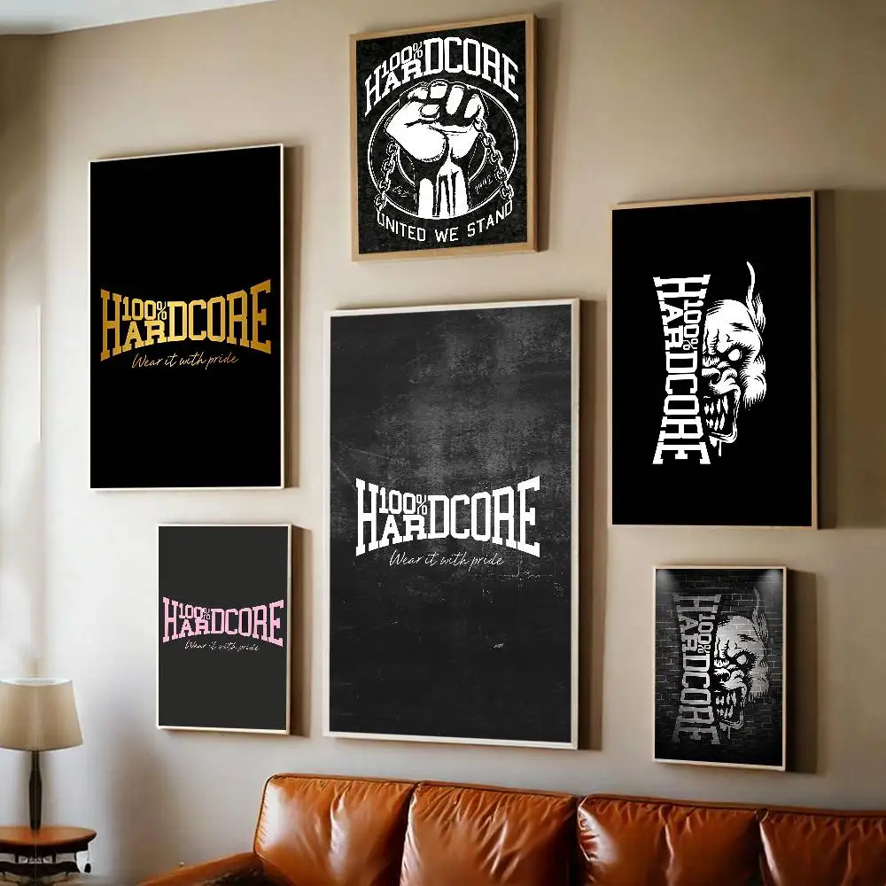 100 Hardcore Dog To The Bone Movie Sticky Posters Retro Kraft Paper Sticker DIY Room Bar Cafe Aesthetic Art Wall Painting