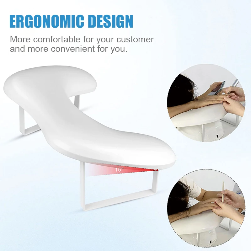 

Velvet Butterfly Nest - Gel Manicure Throne with Magnetic Lamp Dock (Swipe-Proof PU Platform + Hidden Brush Holster)