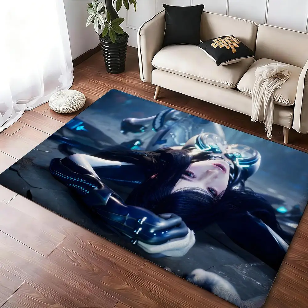 Anime Hot S-Stellar B-Blade Floor Mat Cozy Flannel Soft Thick Non-Slip Mat For Living Room Bedroom Kitchen Decor Rugs