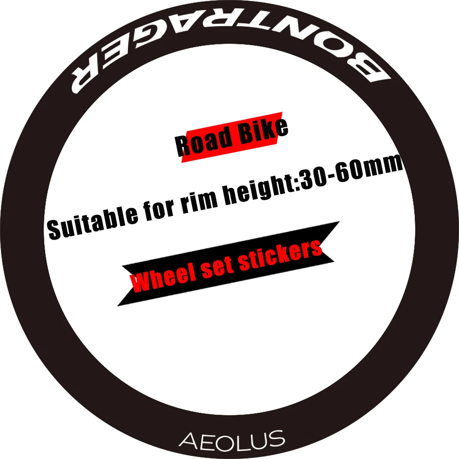 Road bike rim Stickers Suitable for rim height 35/40/45/50/60mm road bike rim decals wheel set Rim sticker bicycle accessories