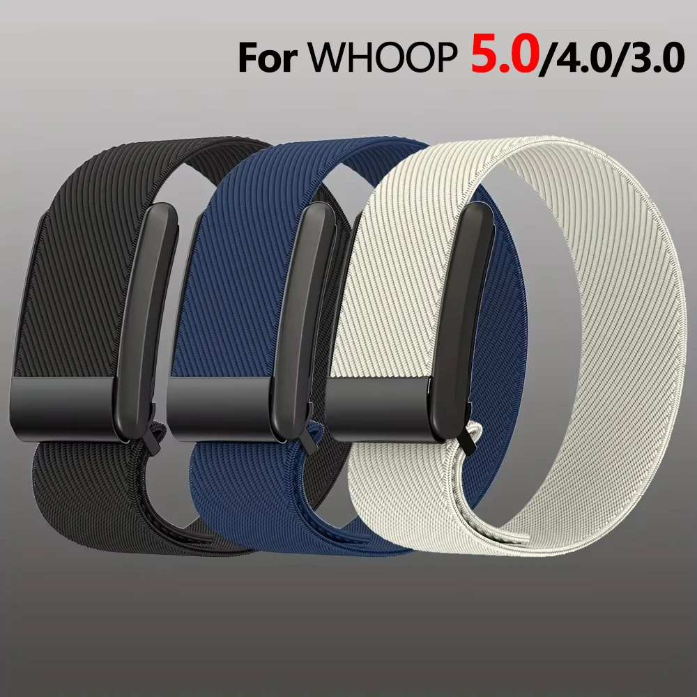 

Nylon strap for Whoop band 5.0 Whoop 4.0 bands/3.0 Stretchy Sport watch bracelet elastic wrist replacement for Whoop 5.0 straps