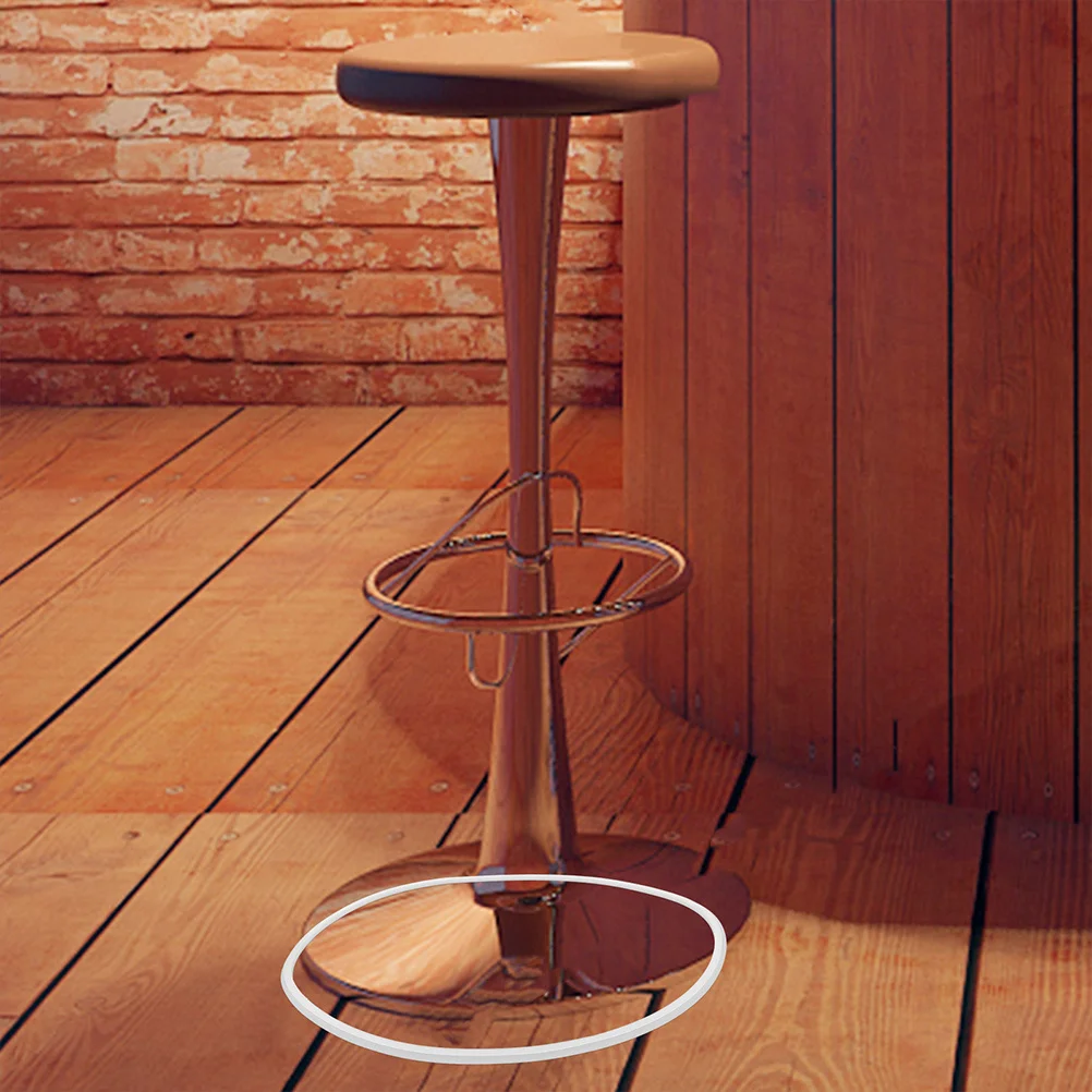 

2Pcs Rubber Bar Stool Base Ring Protector Heavy Duty Floor Protector for Wood Tile Laminate Non-Slip Stool Leg