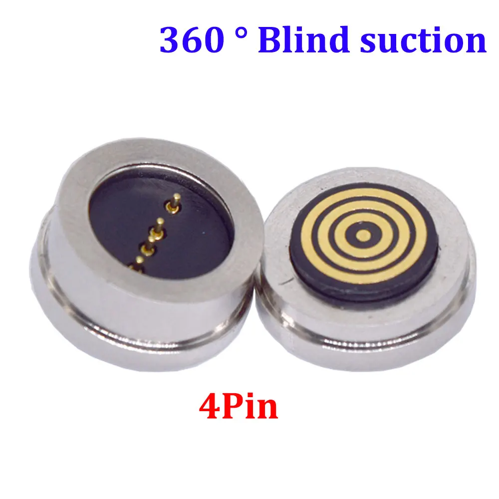 1Pair Round 10A High Current Magnet Suction Spring Pogo Pin Connector Male and Female Probe DC Power Charging Magnetic Connector