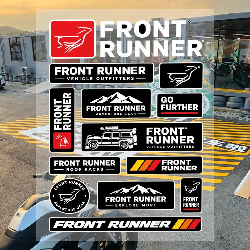 A-FrO-nt Runner Stickers Vinyl Waterproof Decal Sheet DIY Decor For Car Laptop Skateboard Helmet Collectible Stickers