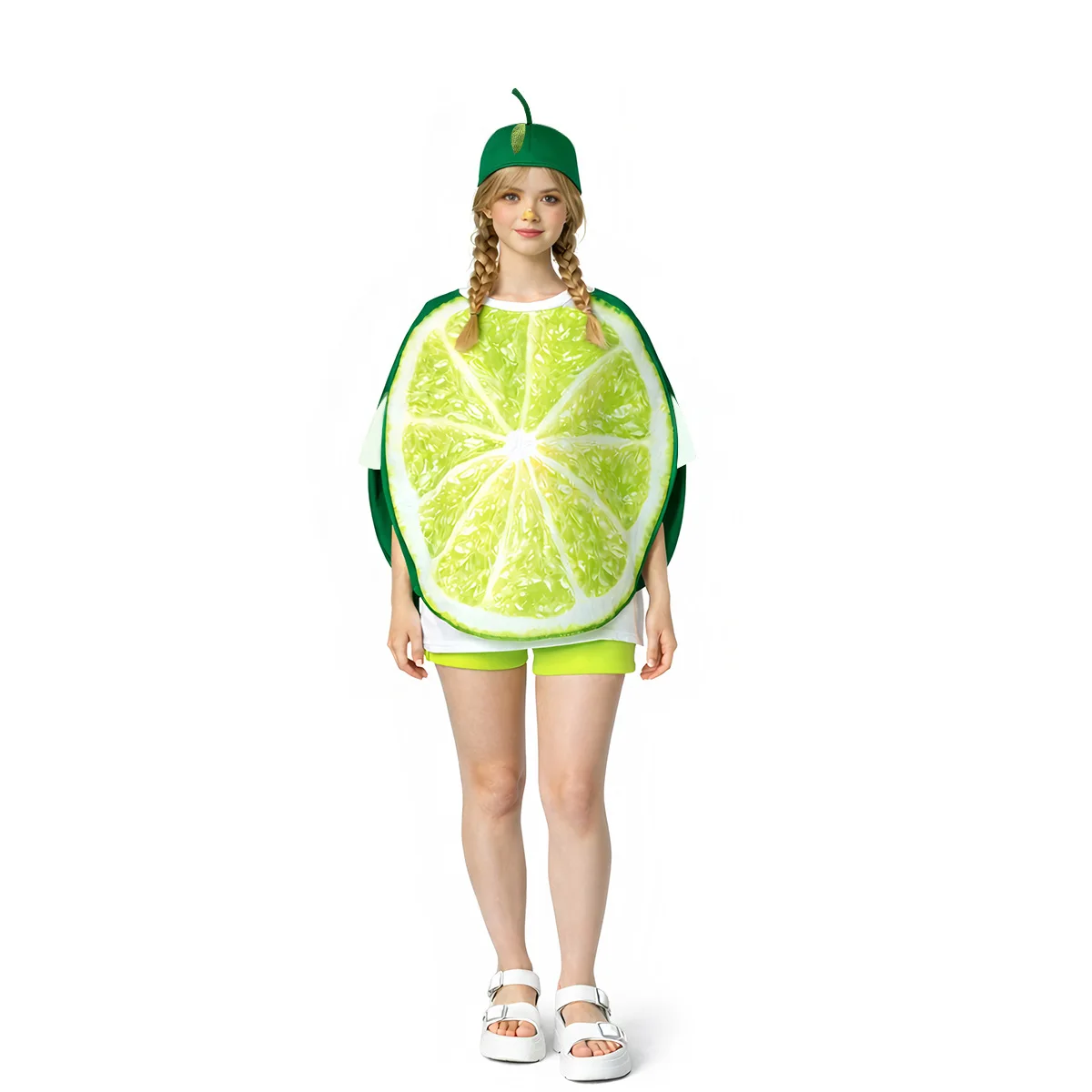 

Cosplay Lemon Costume and Hat for Adult