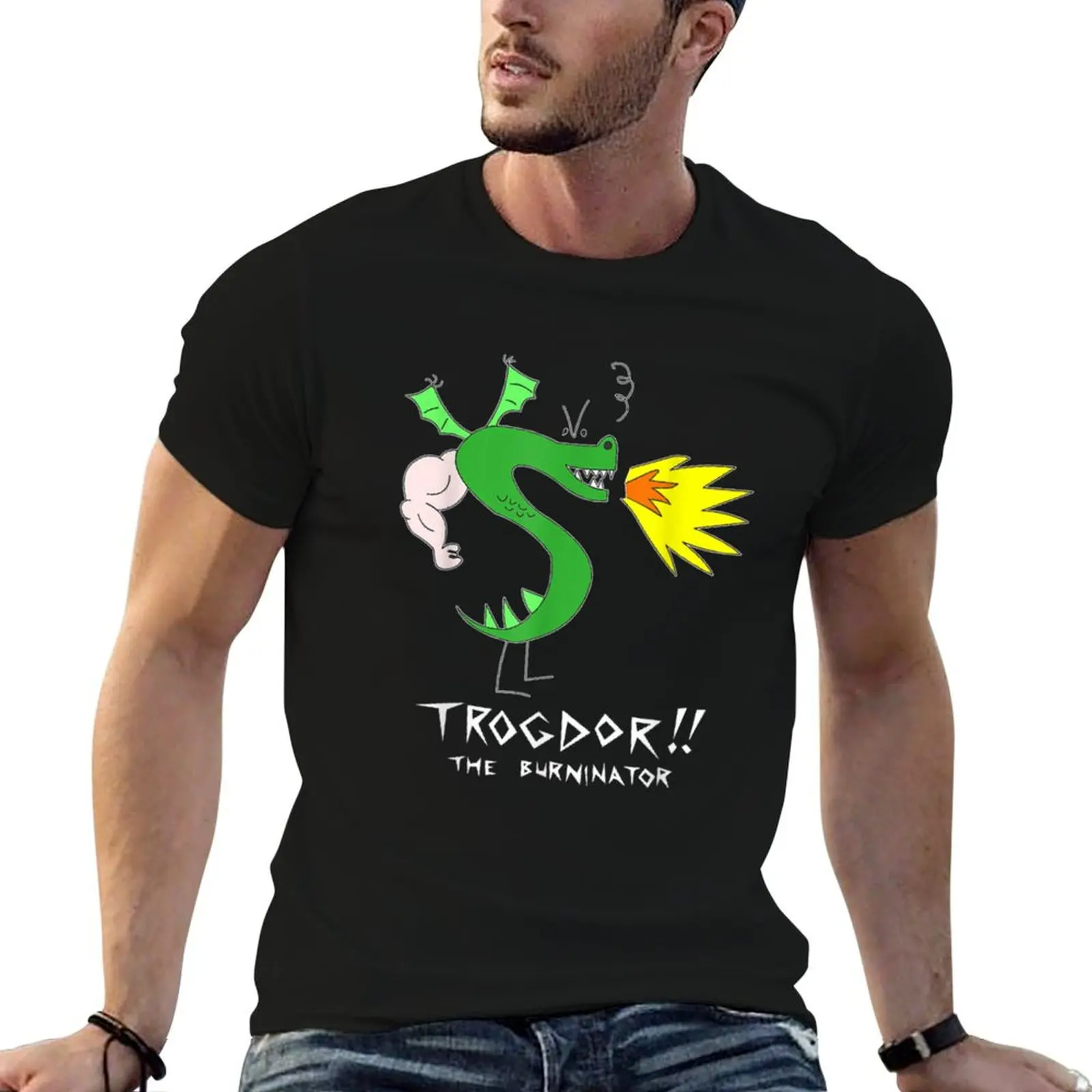Burninator T-Shirt Big and Tall Basic Tee Shirt