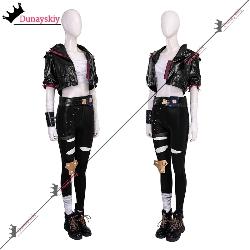 Костюм Vi Acrane для косплея LOL, кожаный боевой костюм, игра Arcane Vi, наряд для ролевых игр, мультистильный костюм Vi 25, карнавальный костюм в стиле аниме
