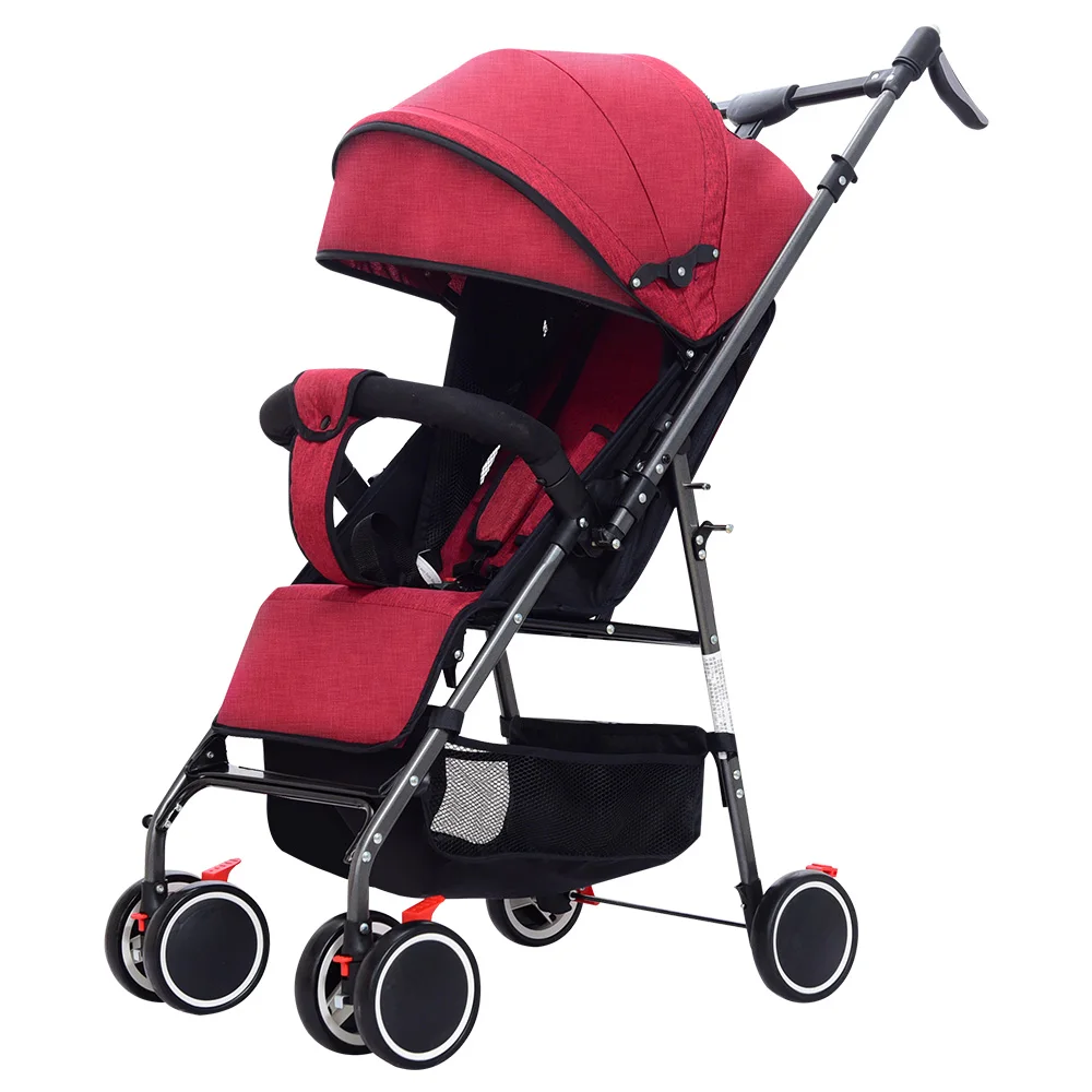 Coches Para Bebes عربة أطفال في اتجاهين للجنسين ، منتجات الأطفال ، كرسي دفع ، سفر محمول ، عربات أطفال للطائرة