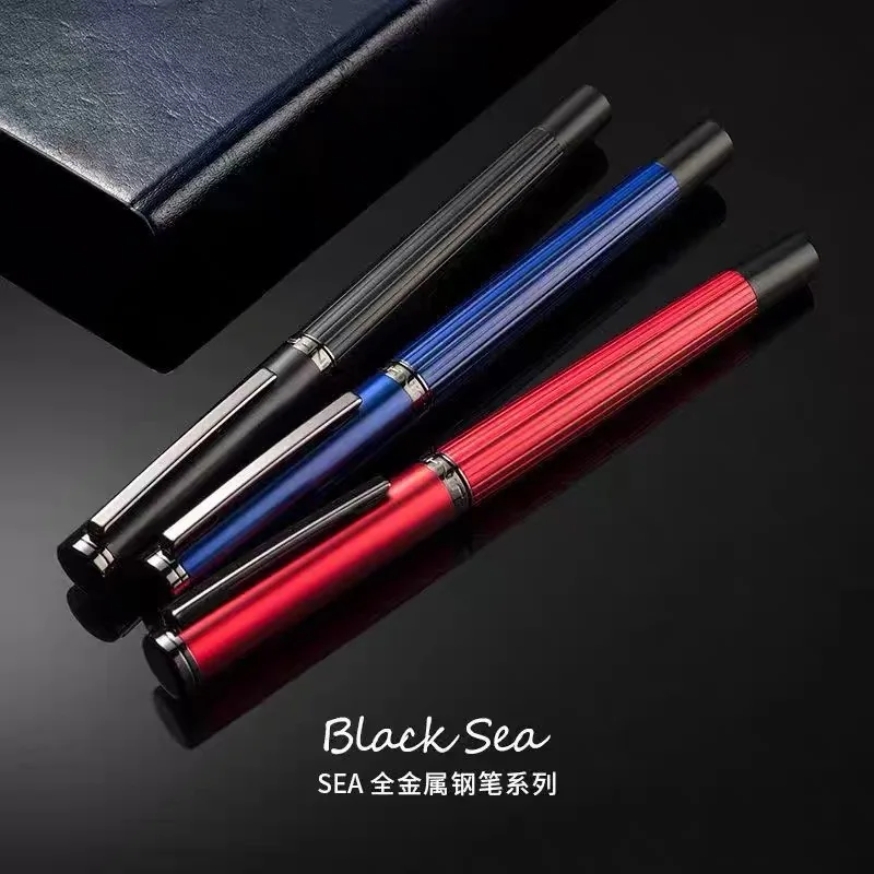Premium New Jinhao 88 Metal Brass Fountain Pen Extra Fine Nib EF Ink Pens Blue/Red/Black 1PC – Ideal for Office Writing Supplies