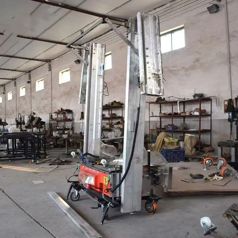 New 1500W Automatic Cement Wall Plastering Machine High Efficiency Indoor Painting Device 800m 8h