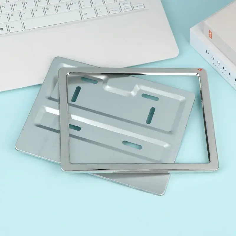 

1PC Standard License Plate Frame for Motorcycle All Weather Holder Fast Mounting for Enduro Touring or Daily Rides