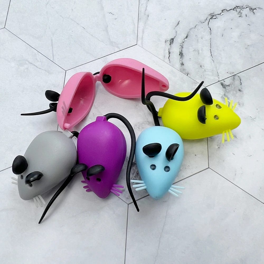 50Pcs Mouse Shape Mini Milk Teeth Storage Box Lovely Tooth Fairy Box Child\'s Tooth Souvenir Save Container Tool Dental Gifts