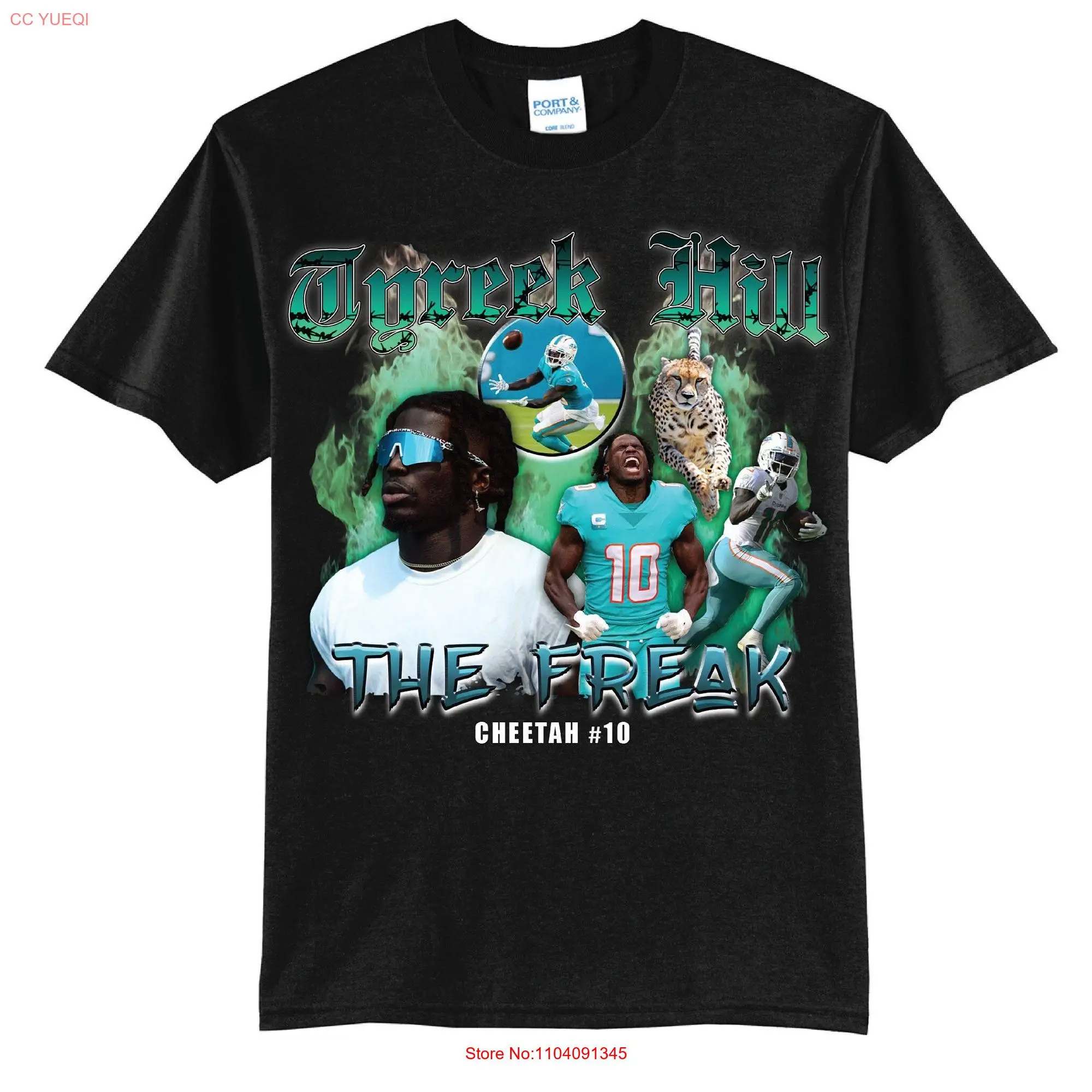 Tyreek Hill T Shirt long or short sleeves