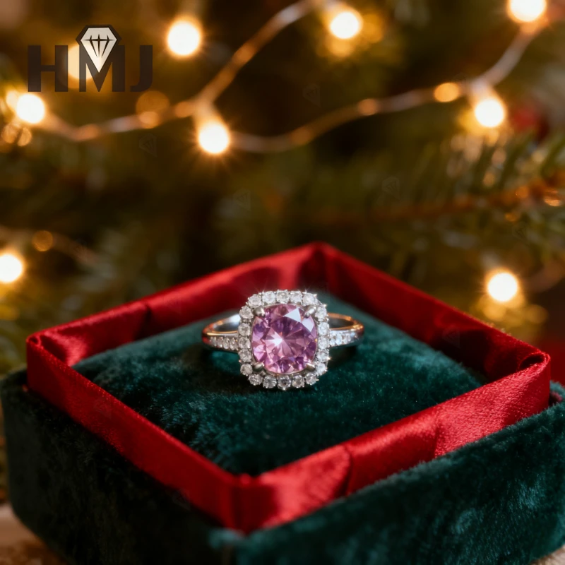 

Набор из муассанита круглой огранки VVS1 квадратного кольца из стерлингового серебра 925 пробы, уникальное современное обручальное кольцо с геометрическим рисунком для женщин