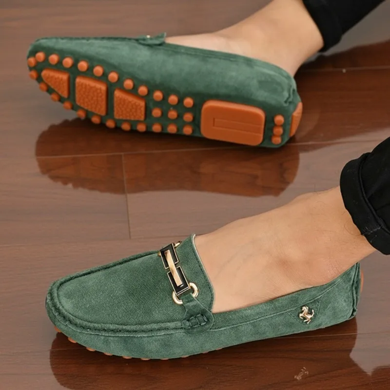 

MAEDEF Man Loafers Men Luxury Leisure Loafers Shoes Slip on Soft Comfortable Driving for Men Elegantes Round Toe Men's Loafer