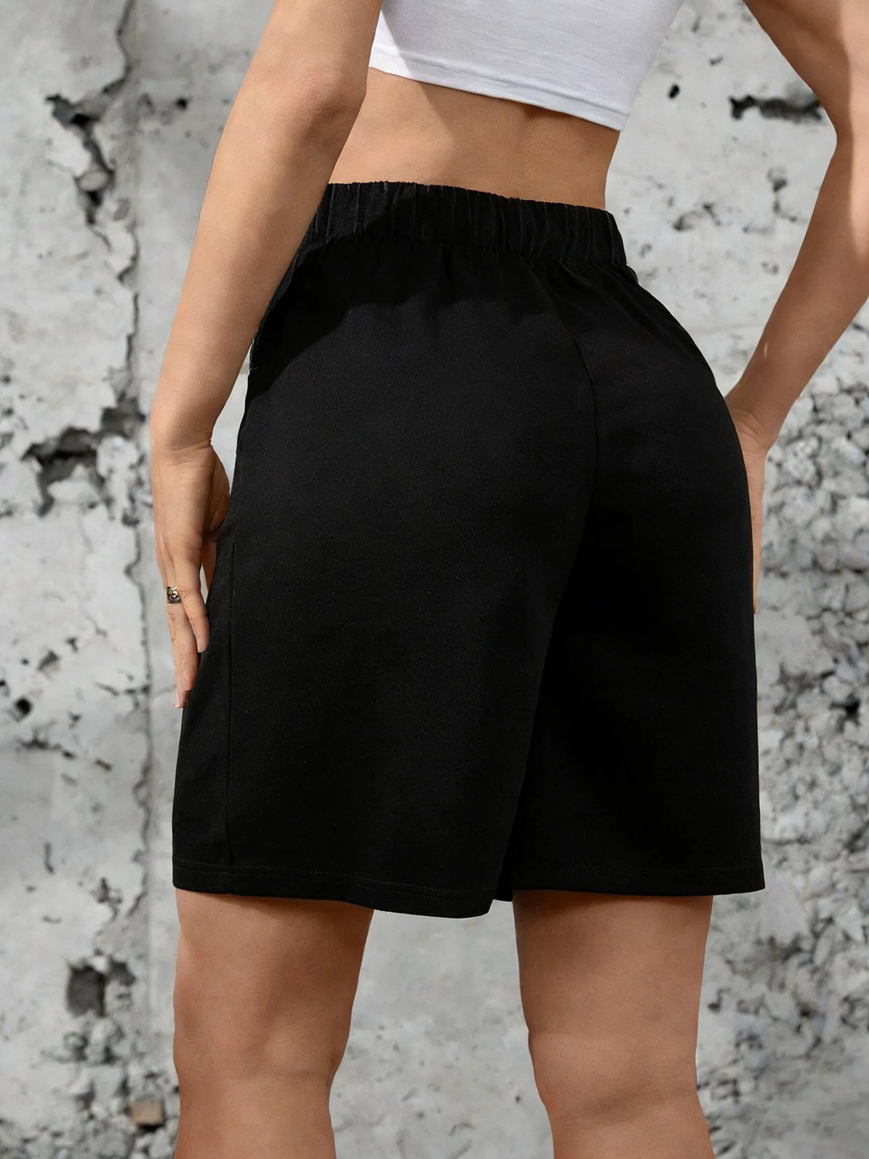 Stay Cool Hip Hop Digit 69 Print Women'S Shorts Wide Leg Comfortable Streetwear Elasticity Jogging Pant Summer Gym Short Pants