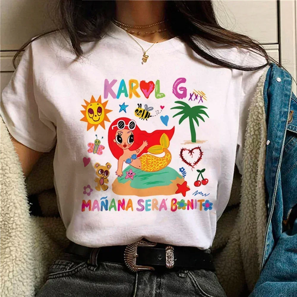 

Tomorrow Sera Nice Karol Tee Women Comic Streetwear Top Female Harajuku Anime Clothing Summer Short Sleeved Harajuku Streetwear