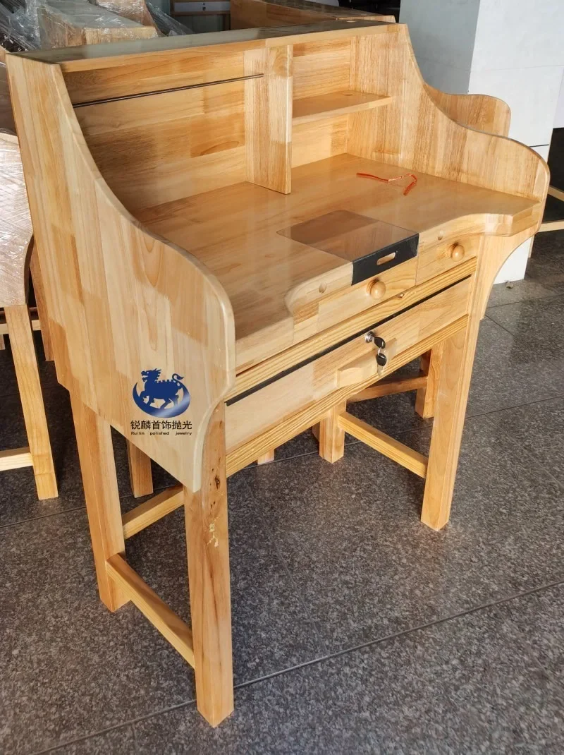 Metalworking table Jewelry workbench Jewelry processing console Die polishing Gold, silver and copper jewelry processing Metalwo