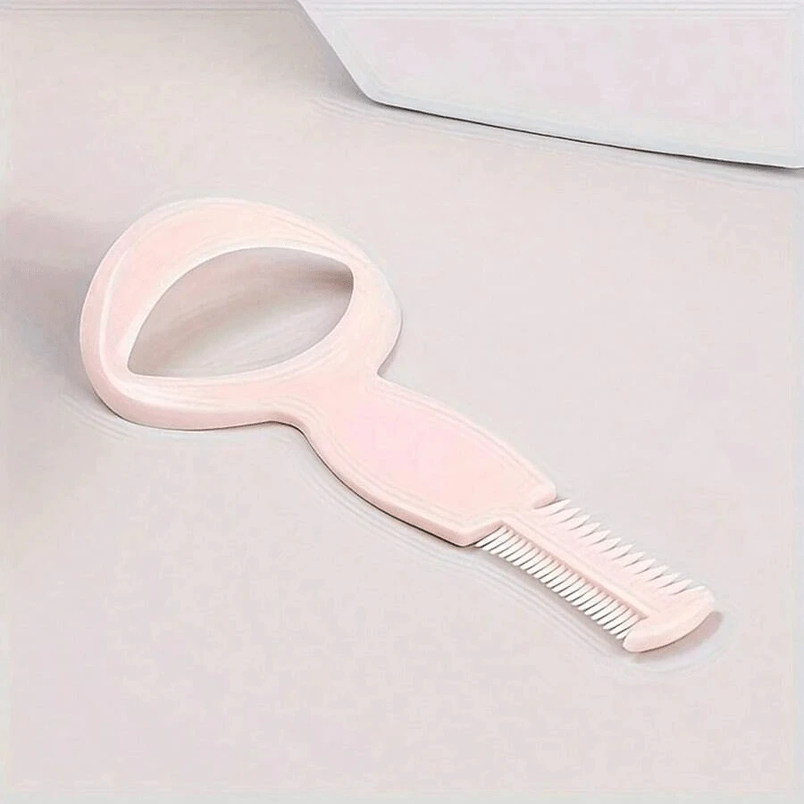 Strumento ausiliario per ciglia rosa, strumento per il trucco degli occhi, strumento ausiliario per il disegno di ciglia e e eyeliner, carta per ciglia