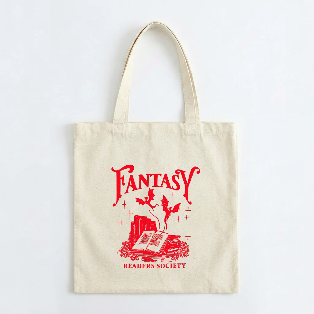 Basgiath War College Tote Bag Fourth Wing Dragon Rebecca Yoros Canvas Handbag Sarah J Mass Merch Cool Dragon Bags Fans Gift