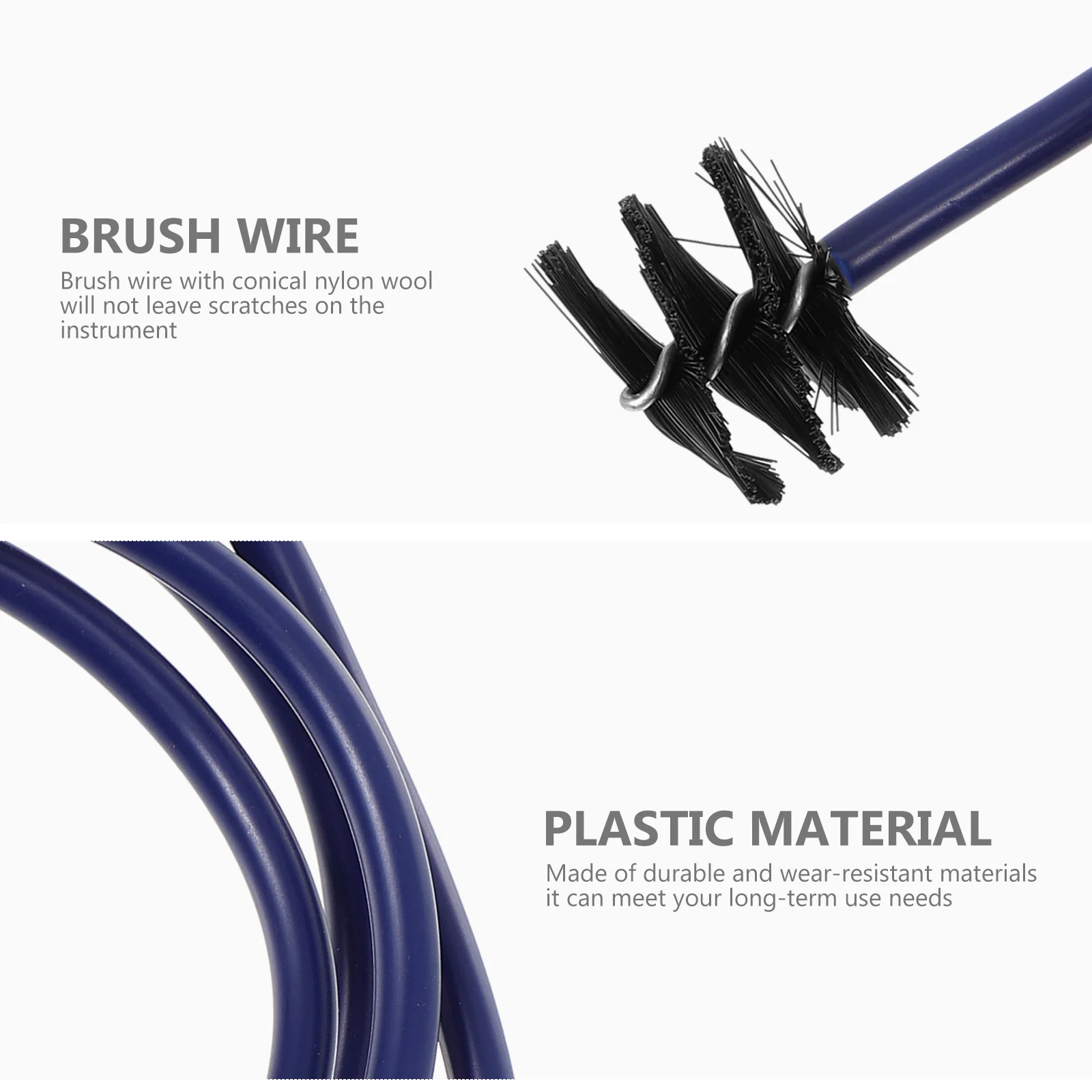 

1Set Saxophone Cleaning Tool Durable Wear-Resistant Materials Sound Hole Cleaner for Better Playing Experience